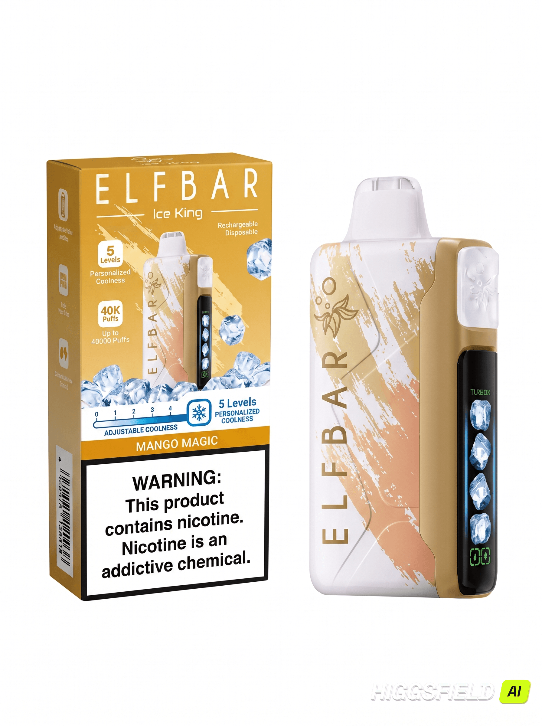 ELFBAR ICE KING MANGO MAGIC 40000 PUFFS