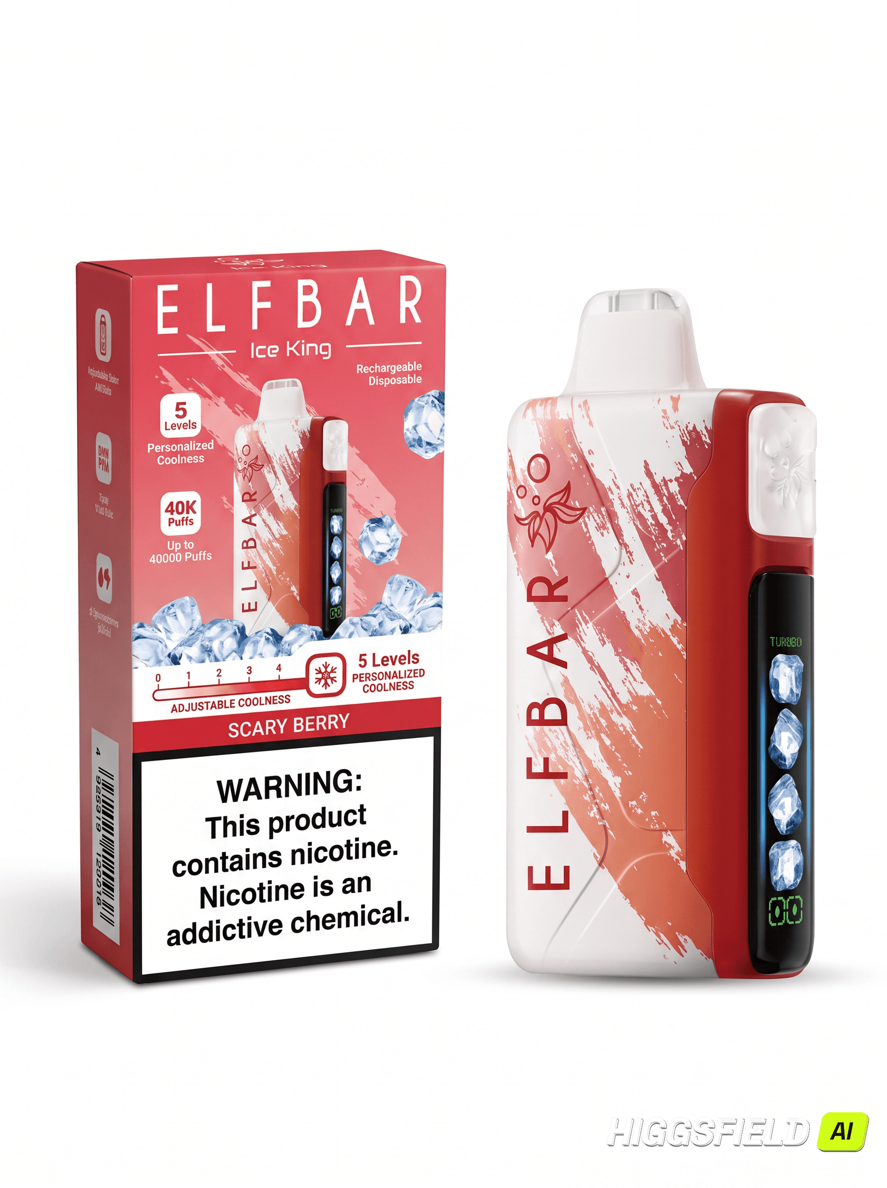 ELFBAR ICE KING SCARY BERRY 40000 PUFFS